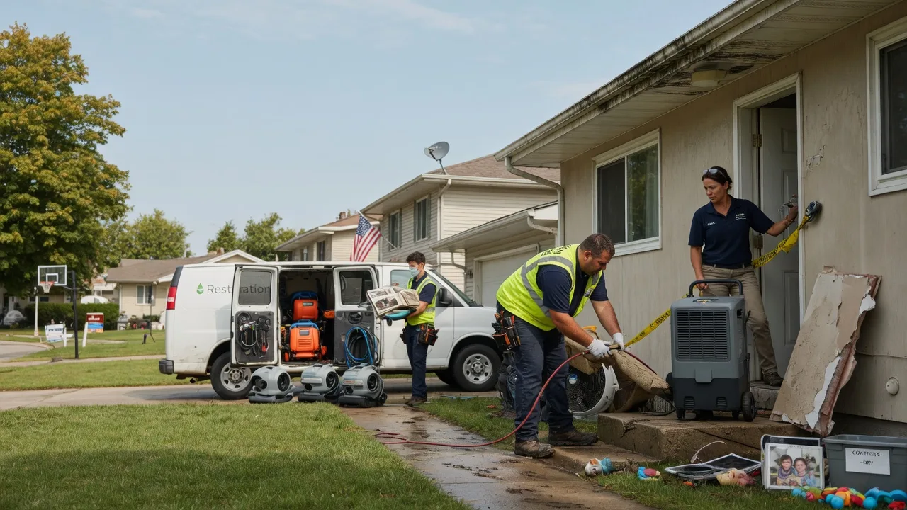 Water Damage Restoration in Panama, IL near me